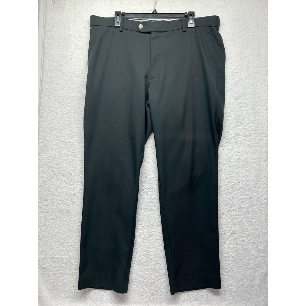 Peter Millar Mens Size 38X32 Black Surge Performance Chino Pants (V1)